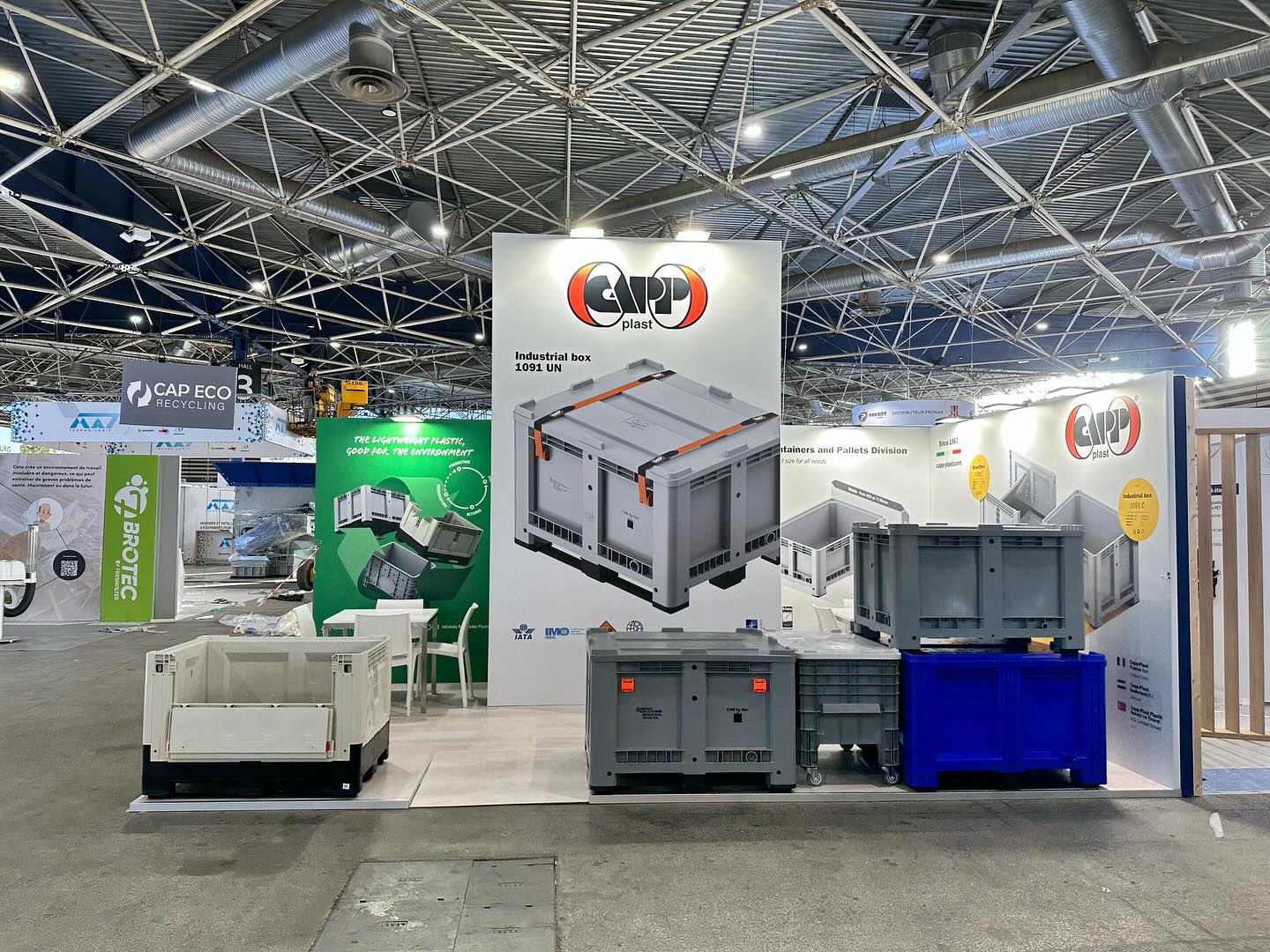 Stand Capp Plast a Pollutec, Lione