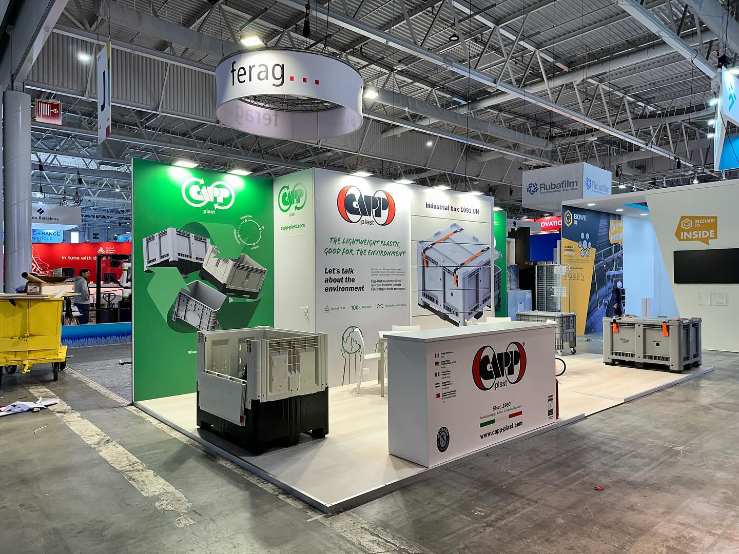Stand Capp Plast alla fiera SITL di Parigi