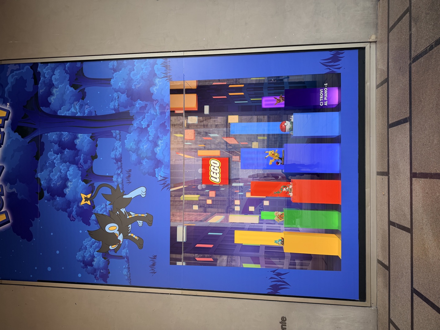 Vetrina Pokémon × LEGO alla Rinascente