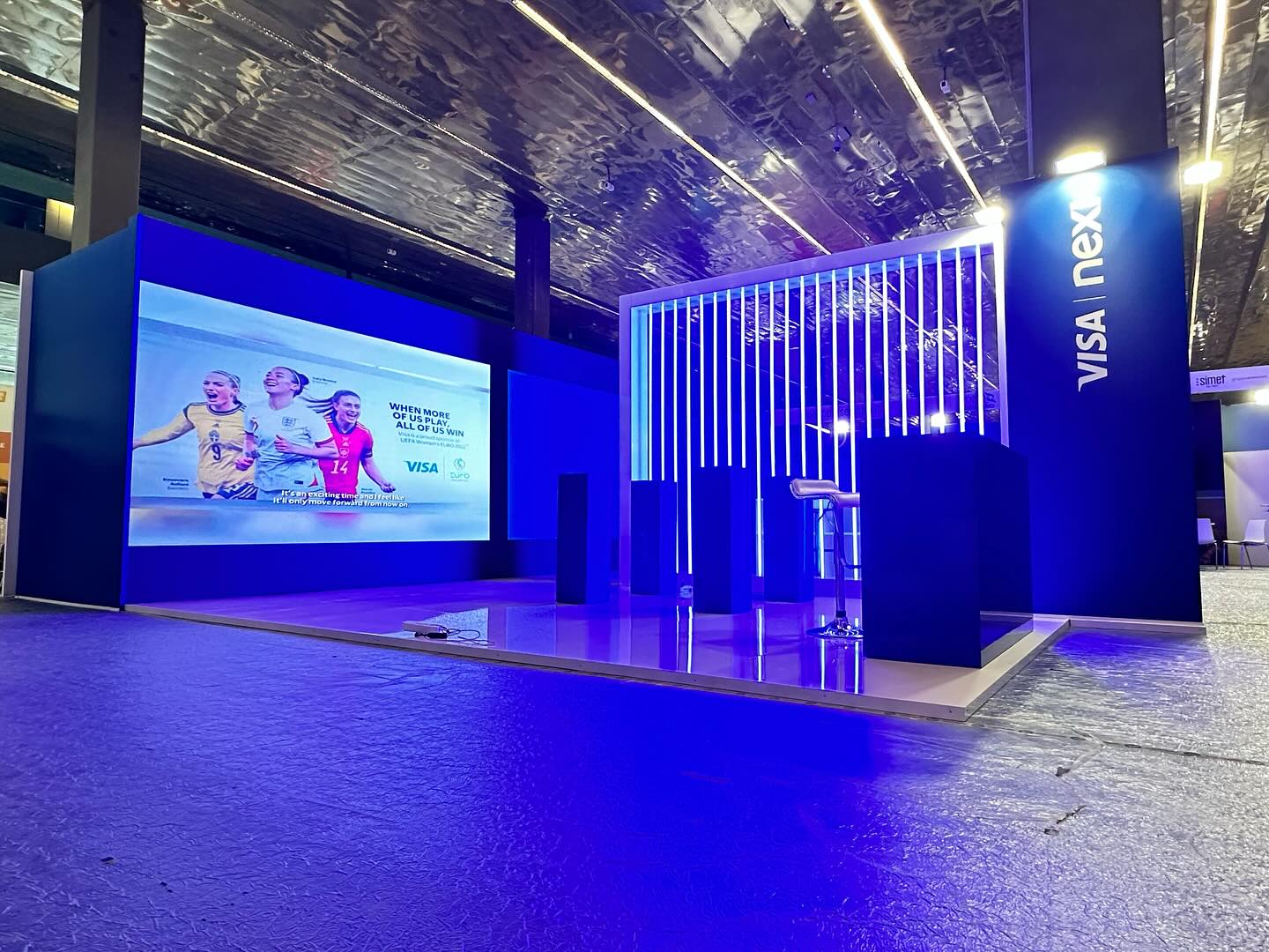 Stand Visa e Nexi all'assemblea ANCI